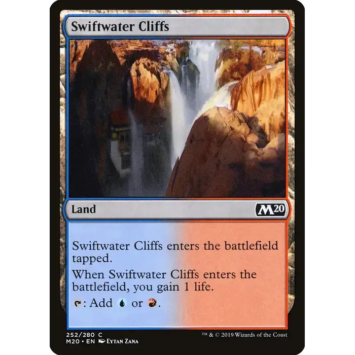 Magic: The Gathering Swiftwater Cliffs (252) Near Mint