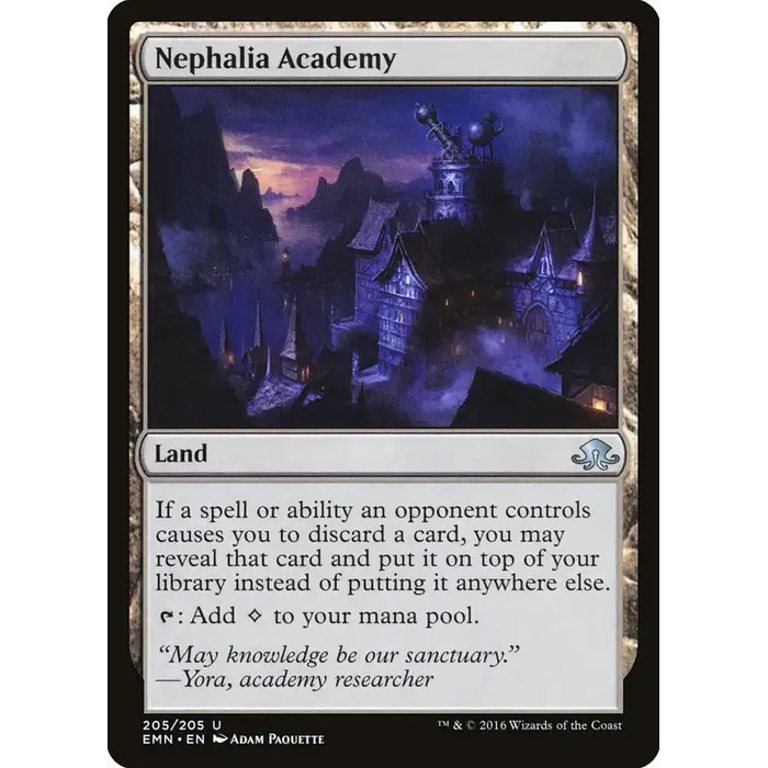 Magic: The Gathering Nephalia Academy (205) Near Mint