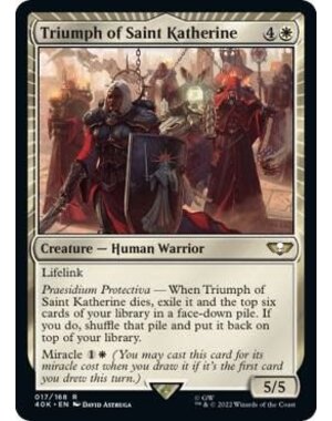 Magic: The Gathering Triumph of Saint Katherine (Surge Foil) (017) Lightly Played Foil