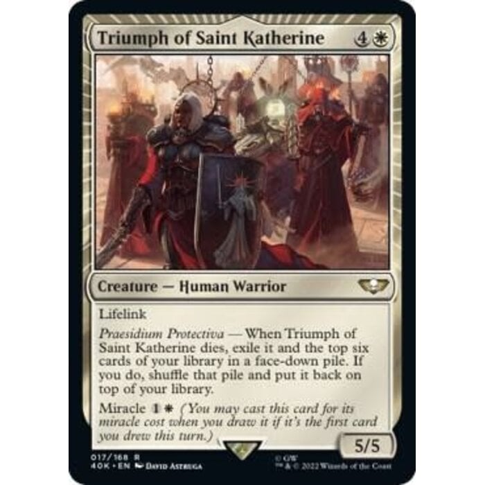Magic: The Gathering Triumph of Saint Katherine (Surge Foil) (017) Lightly Played Foil
