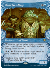 Magic: The Gathering Dour Port-Mage (Showcase) (303) Lightly Played Foil