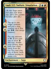 Magic: The Gathering Vault 112: Sadistic Simulation (123) Near Mint