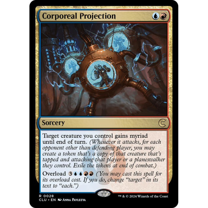 Magic: The Gathering Corporeal Projection (028) Lightly Played