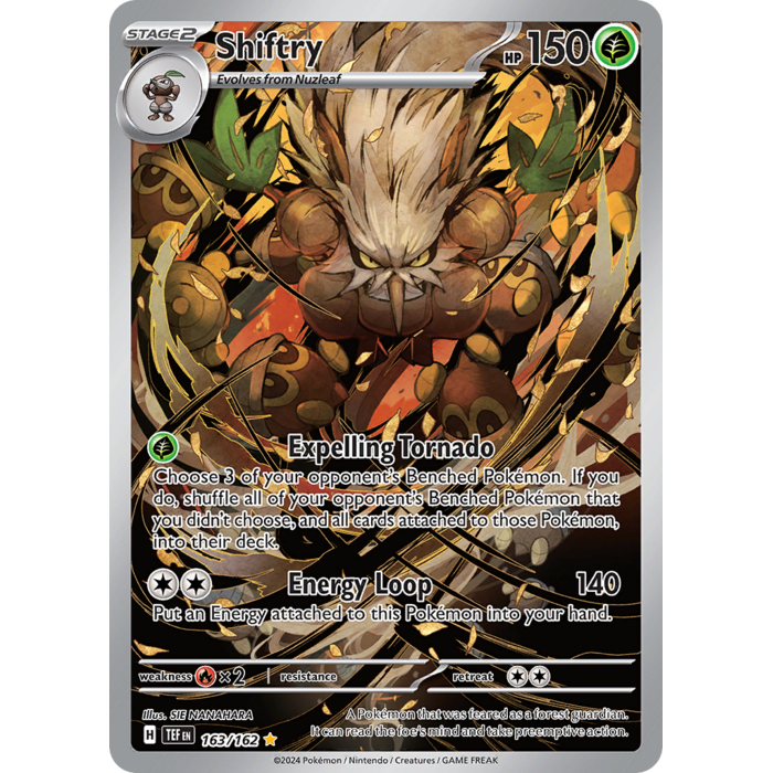 Pokemon Shiftry (163) Lightly Played Holofoil