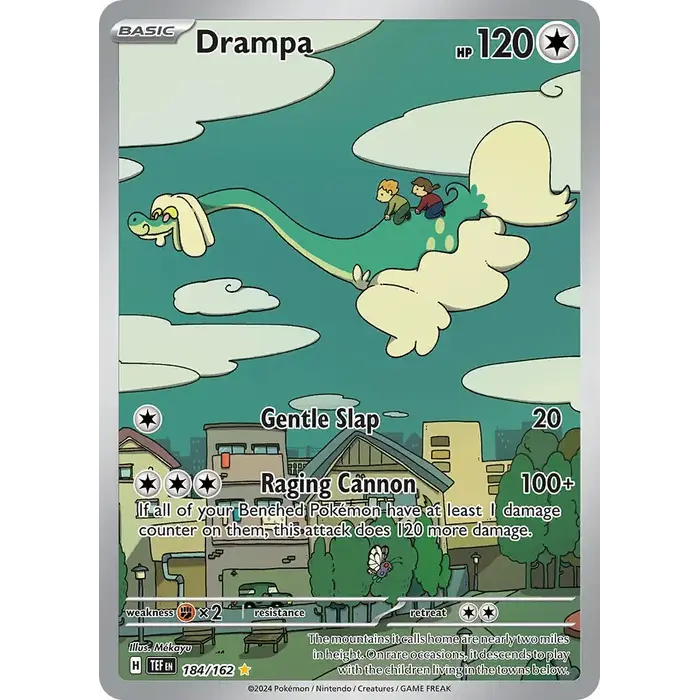 Pokemon Drampa (184) Lightly Played Holofoil