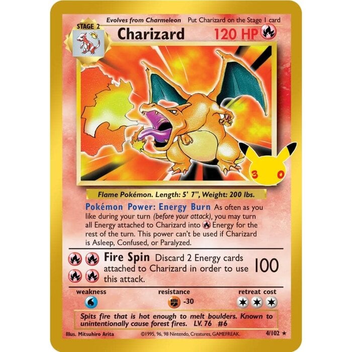 Pokemon Charizard (004) Near Mint Holofoil