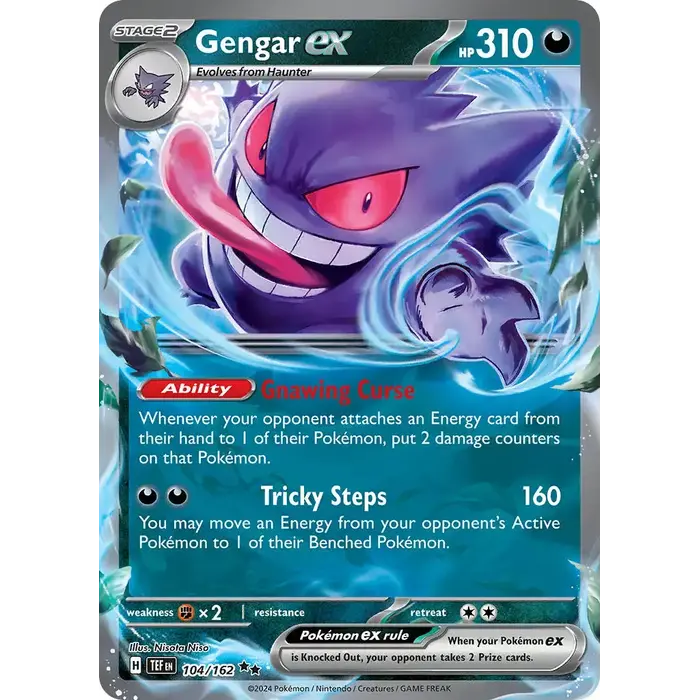 Pokemon Gengar ex (104) Lightly Played Holofoil
