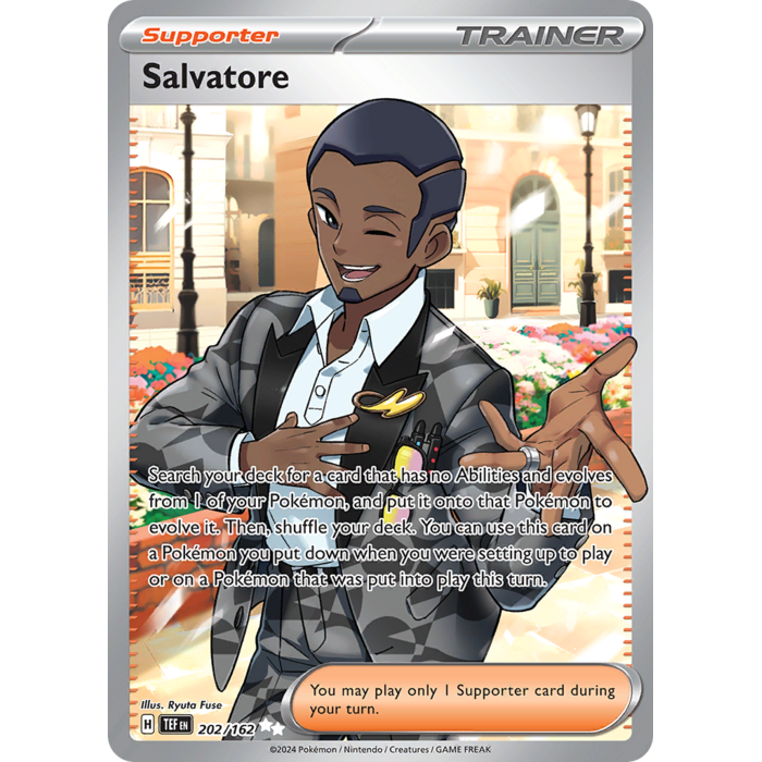 Pokemon Salvatore (202) Lightly Played Holofoil