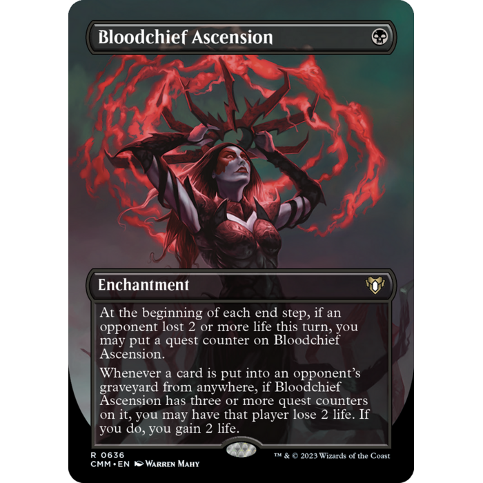 Magic: The Gathering Bloodchief Ascension (Borderless) (636) Lightly Played