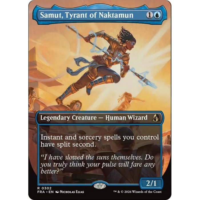 Magic: The Gathering Samut, Tyrant of Naktamun (Borderless) (302) Lightly Played