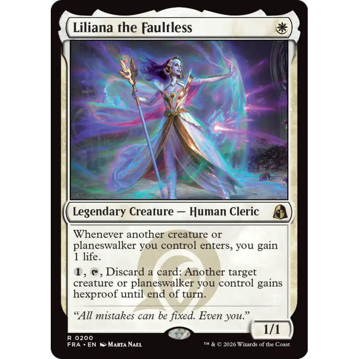 Magic: The Gathering Liliana the Faultless (200) Lightly Played