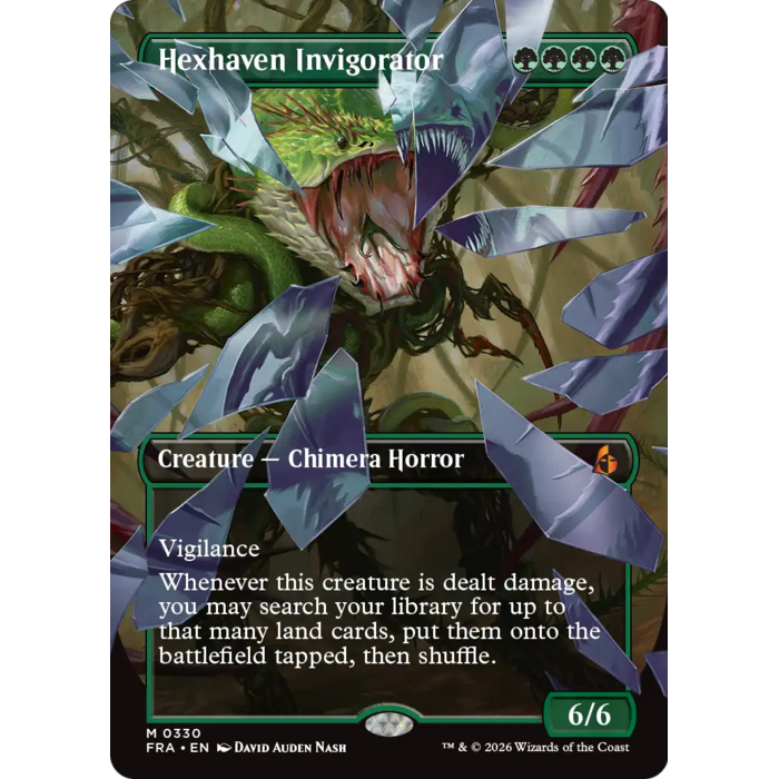 Magic: The Gathering Hexhaven Invigorator (Borderless) (330) Lightly Played