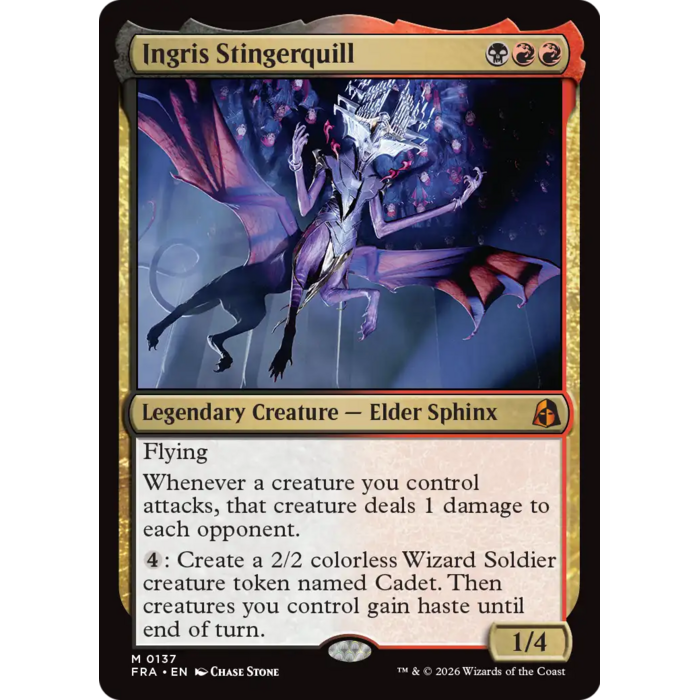 Magic: The Gathering Ingris Stingerquill (138) Lightly Played Foil