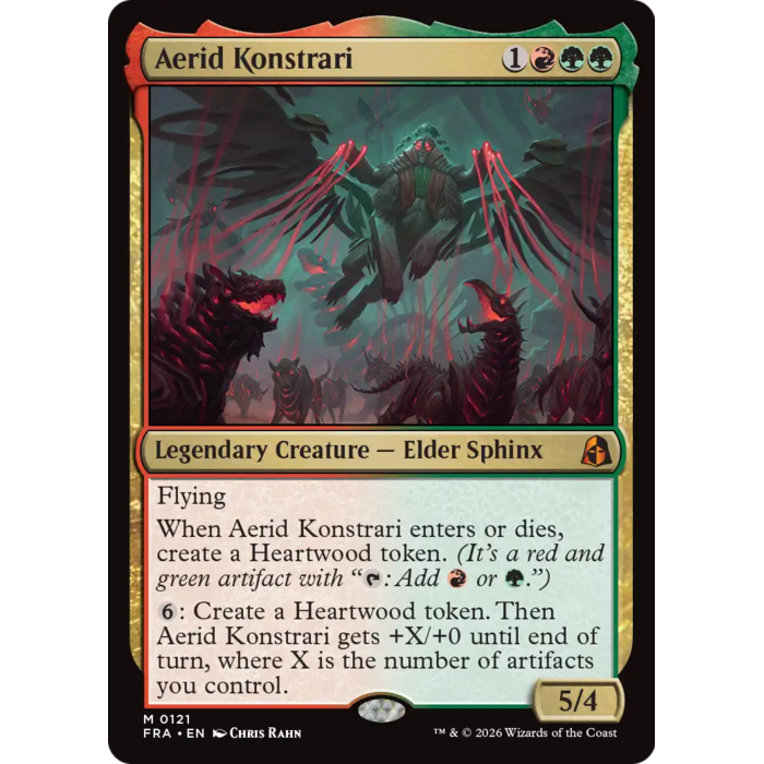 Magic: The Gathering Aerid Konstrari (121) Lightly Played