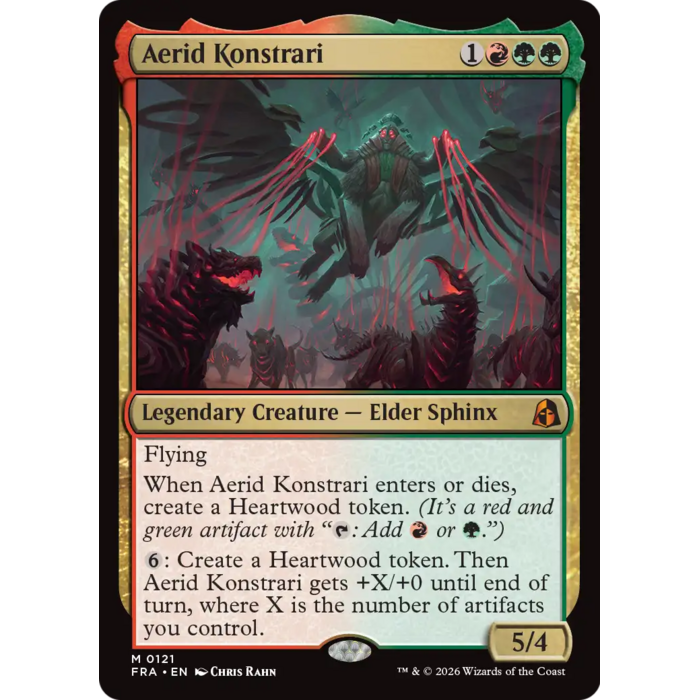 Magic: The Gathering Aerid Konstrari (121) Lightly Played
