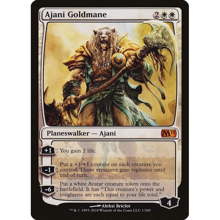 Magic: The Gathering Ajani Goldmane (001) Lightly Played