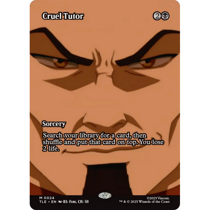 Magic: The Gathering Cruel Tutor (Borderless) (024) Lightly Played
