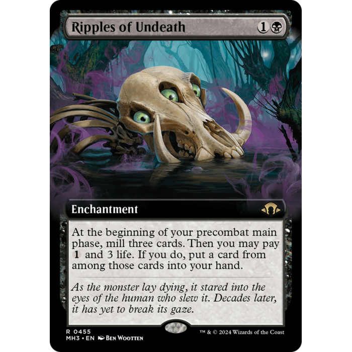 Magic: The Gathering Ripples of Undeath (Extended Art) (455) Lightly Played