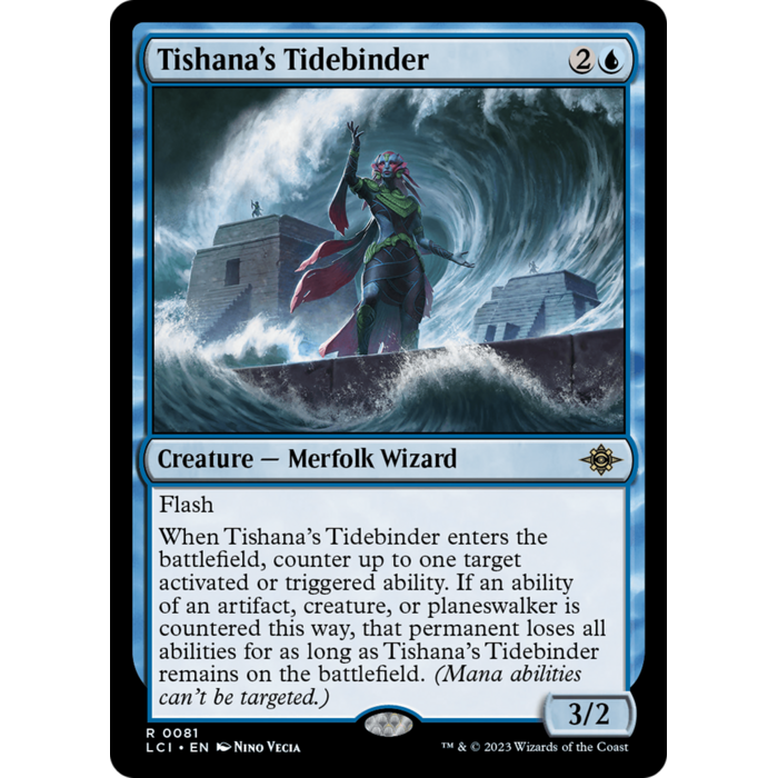Magic: The Gathering Tishana's Tidebinder (081) Lightly Played Foil