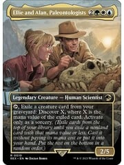 Magic: The Gathering Ellie and Alan, Paleontologists (Borderless) (010) Lightly Played Foil
