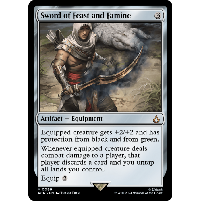 Magic: The Gathering Sword of Feast and Famine (099) Lightly Played Foil