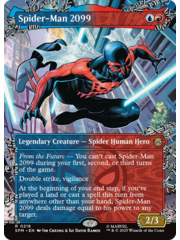 Magic: The Gathering Spider-Man 2099 (Borderless) (216) Lightly Played Foil
