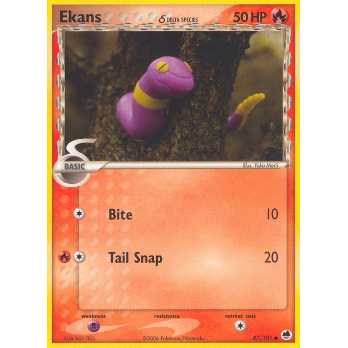 Pokemon Ekans (Delta Species)  (047) Lightly Played