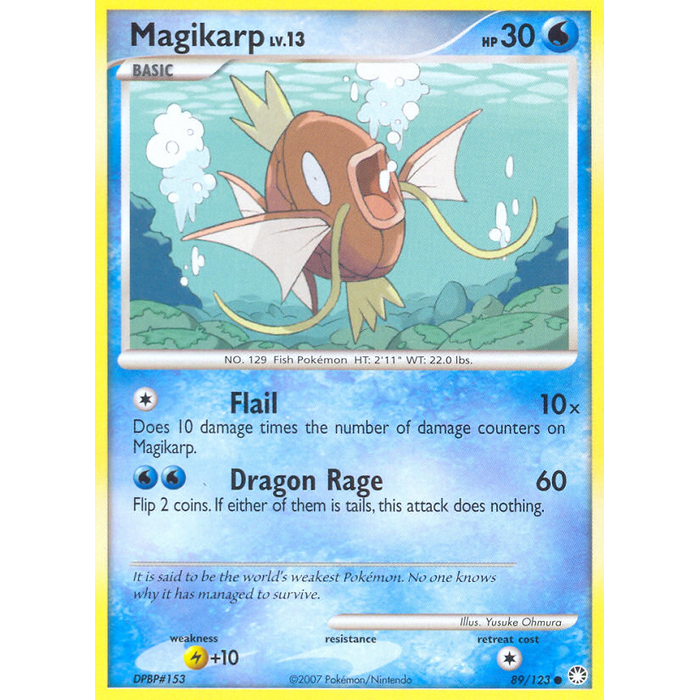 Pokemon Magikarp (089) Lightly Played