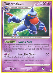 Pokemon Toxicroak (036) Lightly Played Reverse Holofoil