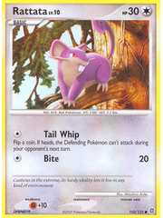 Pokemon Rattata (103) Lightly Played Reverse Holofoil