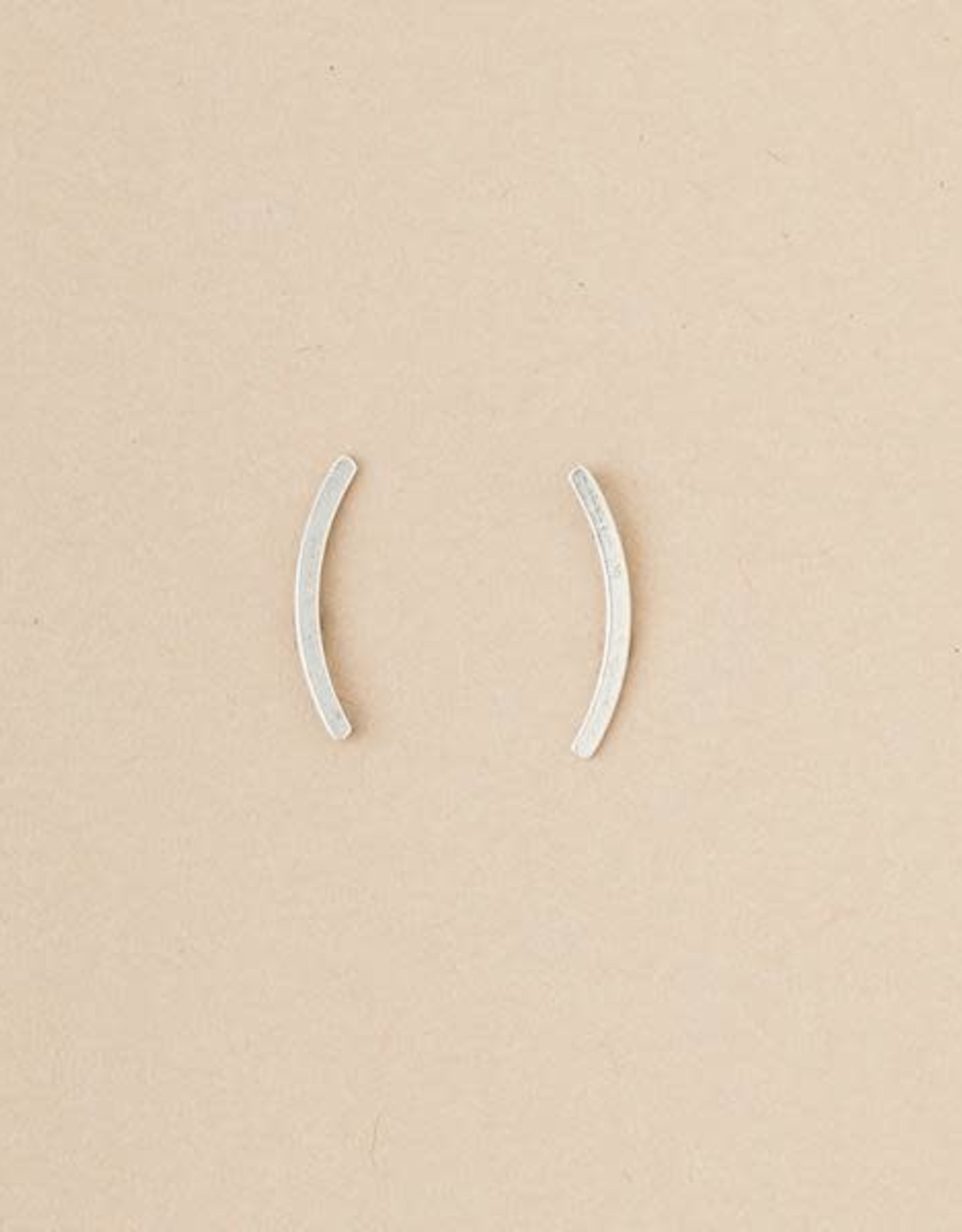 Comet Curve Silver earring