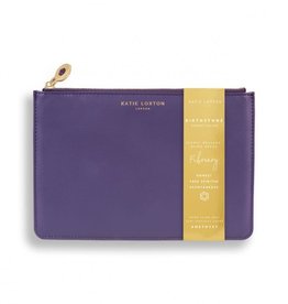 The Birthstone Perfect Pouch February