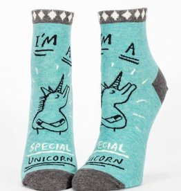 Blue Q Blue Q Special Unicorn Ankle Socks