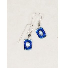 Blue/CZ Shoreline Earrings