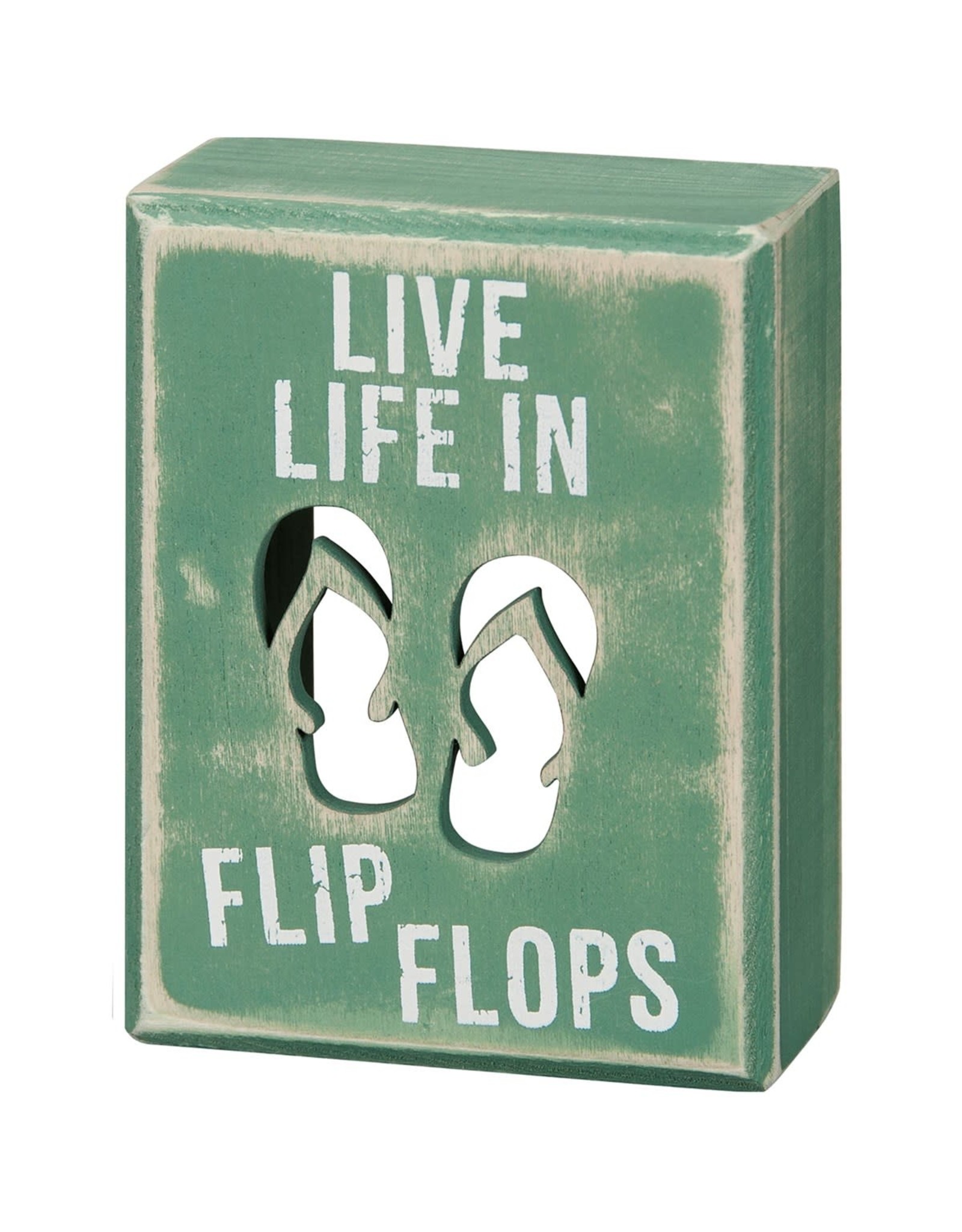 Box Sign - Flip Flops