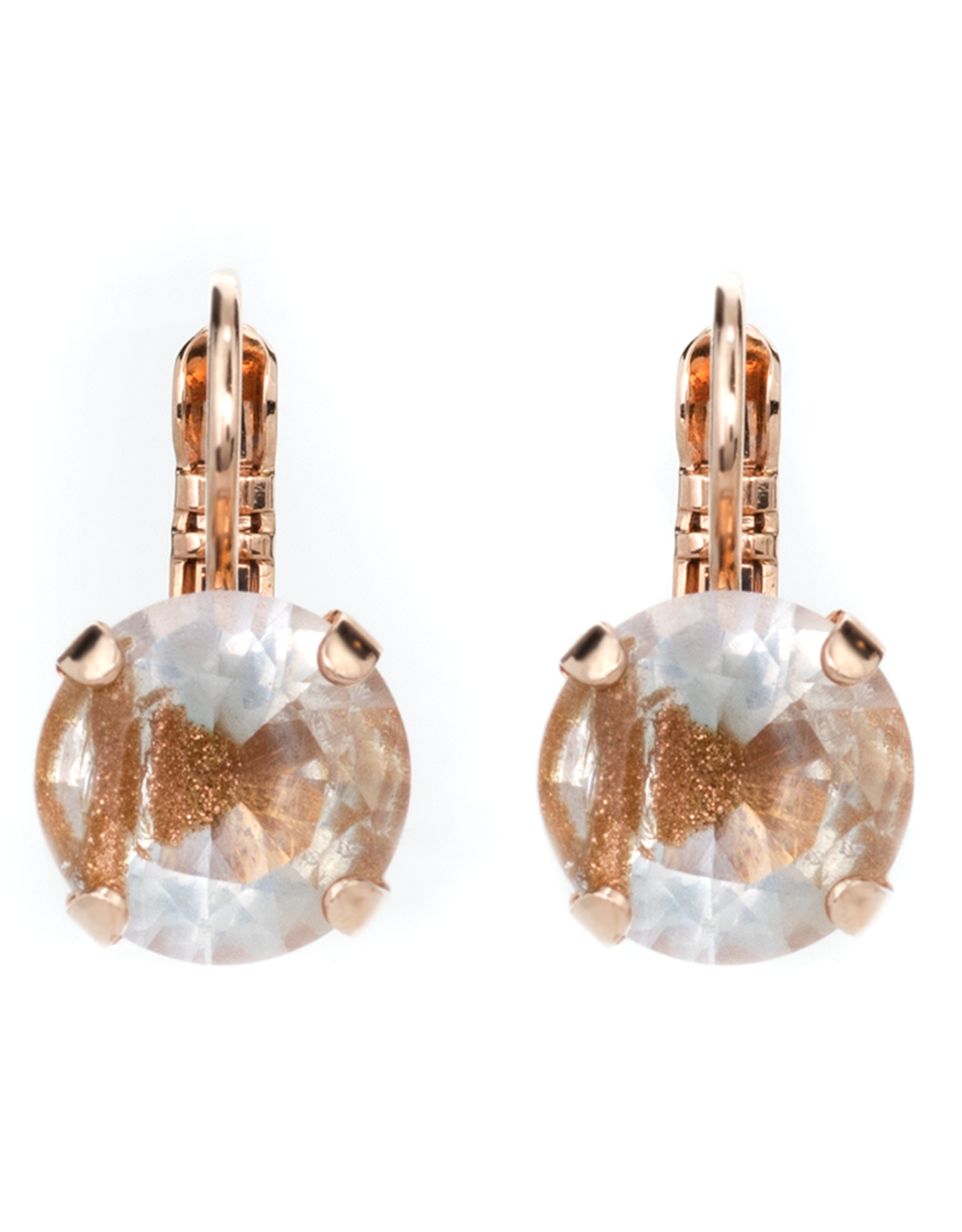 Mariana Drop Crystal Earrings Topaz Sparkle