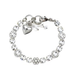 Crystal and Silver Bracelet