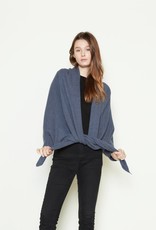 Look By M Front Tied Cape Cardigan