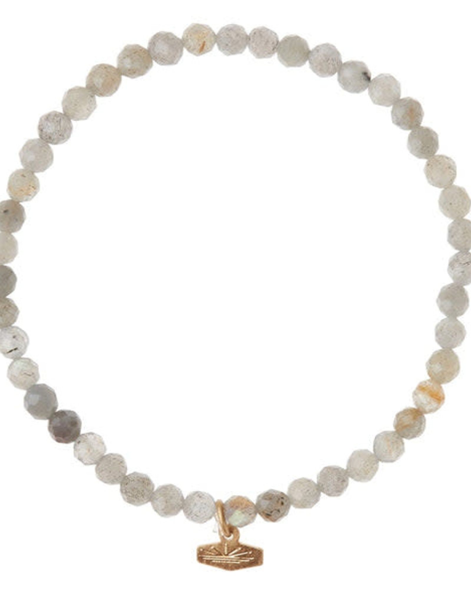 Mini Faceted Stone Stacking Bracelet