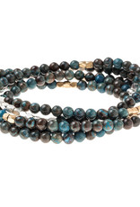 Blue Sky Jasper Wrap Bracelet/Necklace