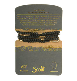 Scout Lava Stone Wrap Bracelet/Necklace