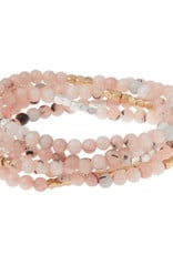 Morganite Wrap Bracelet/Necklace