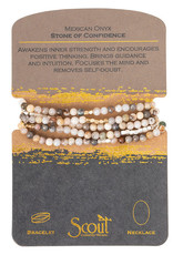 Mexican Onyx Wrap Bracelet/Necklace