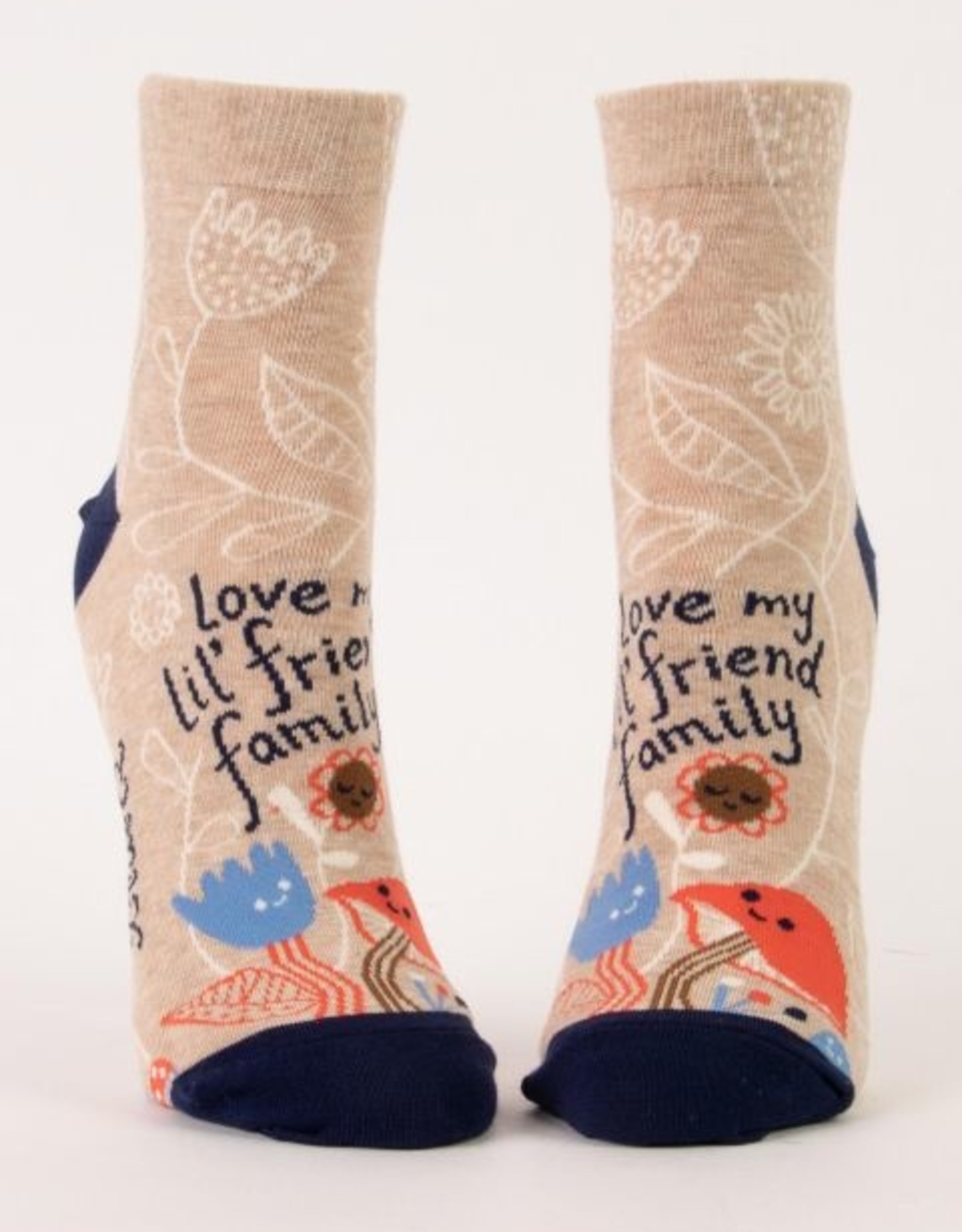 Blue Q Lil' Friend Family Ankle Socks