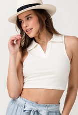 Trend:Notes Cropped polo top