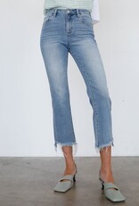 High Rise Crop Boot Cut Jeans