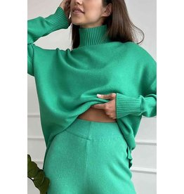 Cezele Turtleneck Sweater & Flare Pants Set