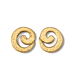 Royale Round Post Earrings