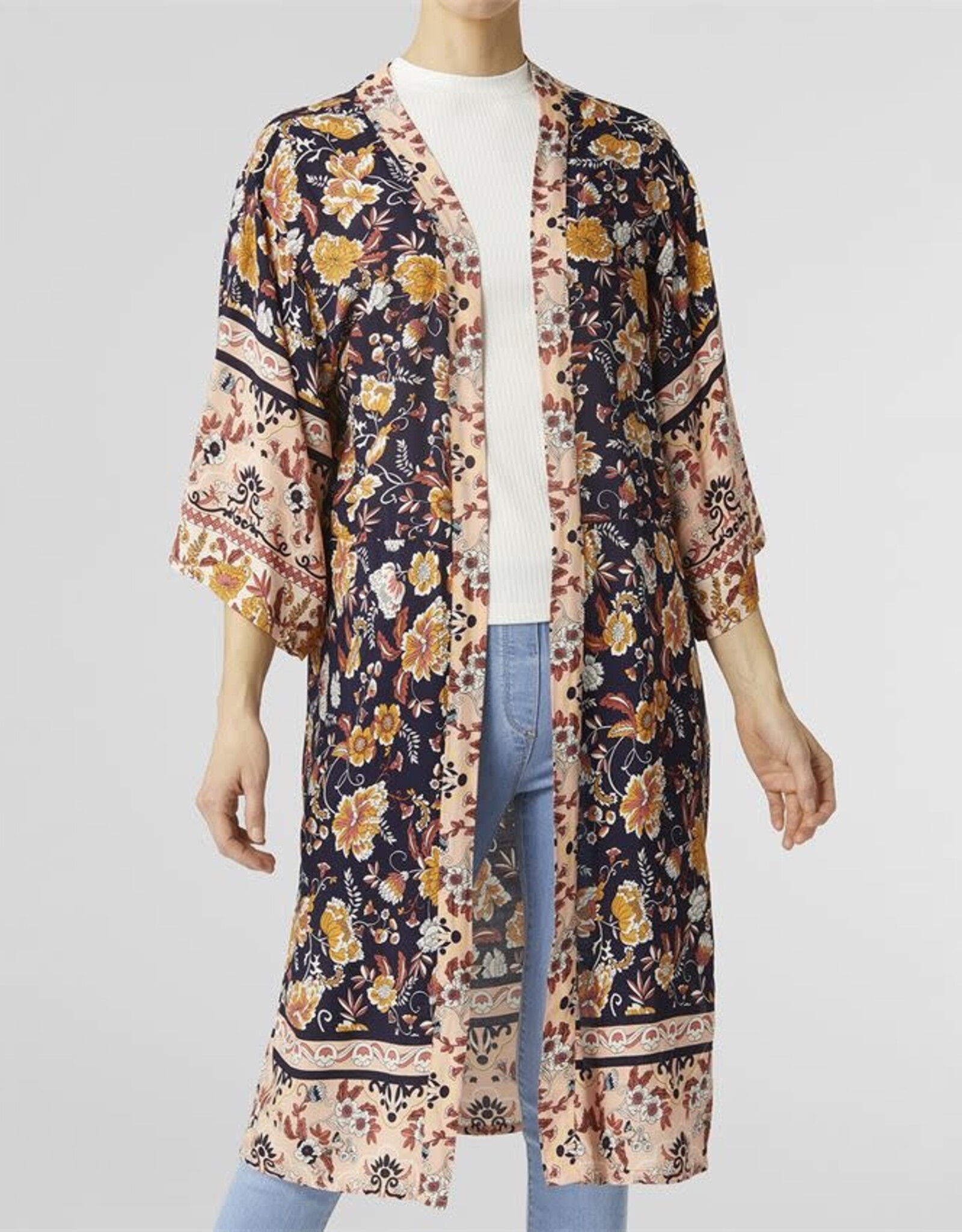 Oakbury Long Open Kimono