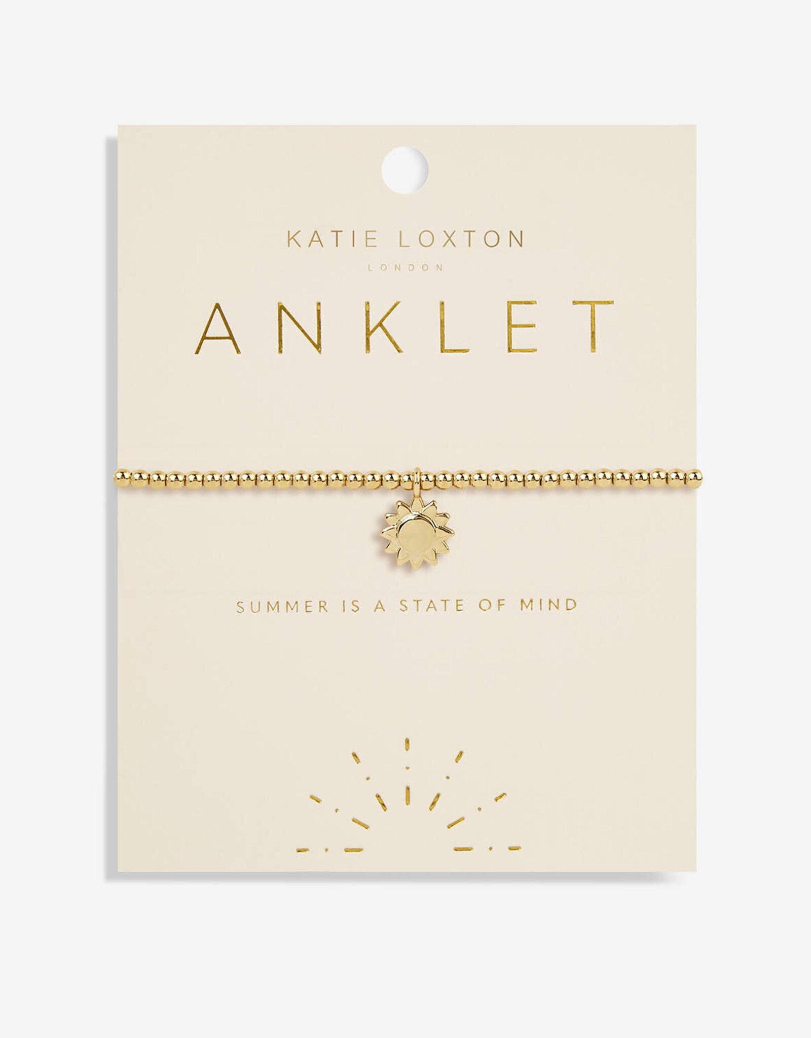 KL Gold Sun Anklet